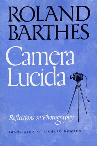 Cover image of Camera Lucida: Reflections on Photography