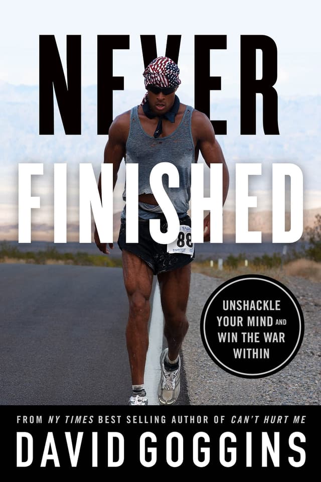 Cover image of Never Finished: Unshackle Your Mind and Win the War Within